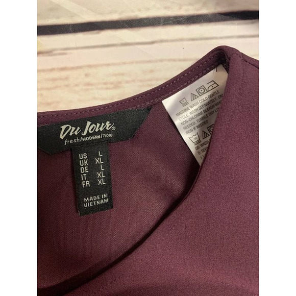 Du Jour Purple Large Romper - Picture 4 of 5